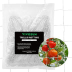VIVOSUN 5 x 15 ft. Plant Trellis Netting, Heavy-Duty Polyester Grow Net, Garden Trellis Netting with Square Mesh for Climbing Plants, Vegetables, Fruits, and Flowers, 1-Pack