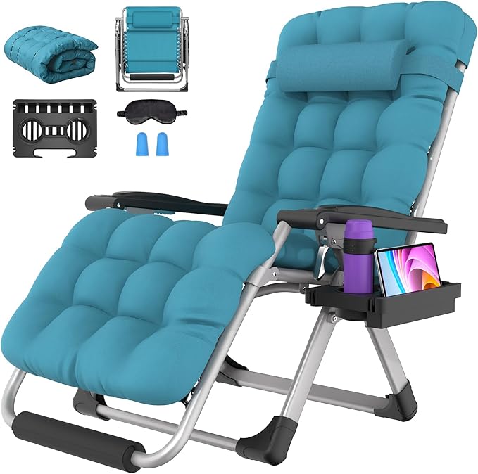 Oversized Zero Gravity Chair, 29In XL Outdoor – 29In