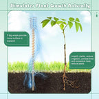 18 Pcs Electroculture Plant Stakes 13.5 Inches Long Copper Garden Stakes Electroculture Copper Gardening Antenna for Growing Vegetable Garden Plants Support