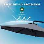OLILAWN 10ft Patio Umbrella with Base
