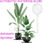 10 PCS Large Clear Plastic Watering Globes,Plant Self-Watering Bulbs,Flower Automatic Water Device,Garden Waterer for Plant Indoor Outdoor Plants Flowers