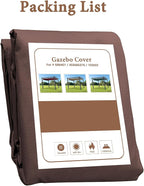 SCOCANOPY Replacement Cover Compatible with Home Depot Hampton Bay Pergola # GFM00467F,GFM00469A,(Brown)