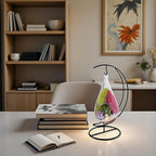Teardrop Terrarium Kit with Stand, Moss & Pebbles