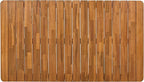 Christopher Knight Home Peggy 63" Farmhouse Patio Acacia Wood Dining Table, Indoor and Outdoor Dining Room Table for 6 Persons, Rectangular Dining Table for Backyard/Garden, Teak Brown