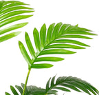 Artificial Plants in Pots Large Fake Tree Floor Faux Tropical Plants Decorative Greenry House Potted Tall for Home Office Living Room Decor Indoor Garden Outdoor (80cm Tall Palm)