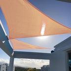 SUNNY GUARD Custom Size 6'x12'x13.4' Peach Fuzz Sun Shade Sail Right Triangle UV Block Shade for Backyard Yard Patio Deck Garden(Customized)