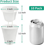 3" Self Watering Pots - 10 Sets Planter Pots for Indoor Plants With Water Level Indicator and Multiple Vents - for House Plants, Flowers, Herbs