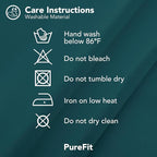 PureFit Outdoor Curtains for Patio Waterproof Weatherproof, UV and Fade Resistant Outside Curtains for Gazebo, Front Porch, Pergola, Sun Blocking Privacy Curtain, 52W x 84L inch, 1 Panel, Teal