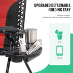 JEAREY Oversized Padded Zero Gravity Chairs, Folding Lounge Chair Outdoor Patio - Image 7