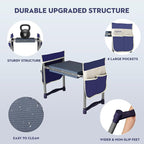 Luvenia Garden Kneeler and Seat,Foldable Garden Stool 10.8" Wider Heavy Duty 2-in-1 Kneeling Pad,Bench Kneeler and Seat Gardening Gifts for Women,Men,Seniors,Grandparents