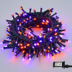 String Lights 200 LED Halloween Orange and Purple 66ft Outdoor