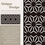 Kozyard Metal Privacy Screen 74" H x 47.2" W Decorative Outdoor Divider - Image 4