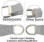 KANAGAWA Sun Shade Sail 13'x20' Gray Rectangle UV Block Canopy Awning Shelter Fabric Cloth Screen for Outdoor Patio Garden Backyard