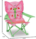 Melissa & Doug Bella Butterfly Child's Outdoor Chair (Frustration-Free Packaging)