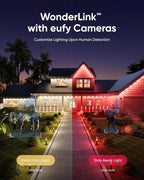 eufy Permanent Outdoor Lights E22, 100ft with 60 Triple-LED Lights, Smart RGBWW, Daily and Holiday, Up to IP67 Waterproof, AI Lighting Themes for Halloween, Christmas, Links with Cameras, Black
