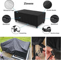 Patio Furniture Cover, Waterproof Rectangular, 120 x 40 Inch Black