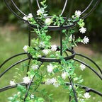 47"x17" Metal Obelisk Trellis for Climbing Plants | Unique Outdoor Support for Rose Bushes and Tall Vines | Durable & Weather-Resistant Garden Decor