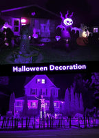 Elenora Halloween Spotlights Outdoor, 15W LED Black Light/Blacklight for Glow Party Body Paint Fluorescent Poster, 110V Plug-in Spot Light IP65 Waterproof Landscape Lighting for Yard Garden, 2 Pack