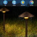 Landscape Lighting Pathway Lights 4 Pack, 5W Low Voltage LED Outdoor Garden - Image 2
