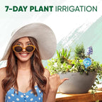 Plant Watering Globes Set of 2 - Large Self Watering Globes for Indoor & Outdoor Plants - Multicolored, Automatic, Glass Watering Bulbs for Daily Use, Plant Watering Devices