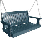 highwood AD-PORL2-NBE Lehigh Porch Swing, 4 Feet, Nantucket Blue