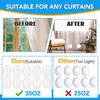 20 Pcs Shower Curtain Weights，Silicone Wrapped Heavy Duty shower curtain magnets，Curtain Weights Heavy Outdoor，Prevent Curtain Liner from Blowing Around, Work for Drapery, Flag, Tablecloth(10 Pairs)