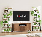 Plant Stand Indoor with Grow Lights, 9 Tiered Metal Plant Shelf, 64" Tall Plant Stand for Indoor Plants Multiple, Large Plant Rack Display Shelf, Curved Plant Holder for Living Room, Patio