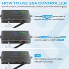 Solar Panel Charger Kit: 100W 12V Solar Panel - Image 5