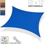 SUNNY GUARD Sun Shade Sail 12'x12'x12' Triangle Silver Grey UV Block Sunshade for Backyard Yard Deck Patio Garden Outdoor Activities and Facility(We Make Custom Size)