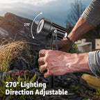 SUNVIE 3W Low Voltage Landscape Lighting LED Landscape Spotlights with Connectors Waterproof Low Voltage Landscape Lights 3000K Warm White Uplights Outdoor Spot Lights for Yard Garden House, 4 Pack