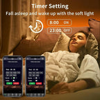 KSIPZE Led Lights for Bedroom 48ft Led Strip Lights with Remote RGB Color Changing Music Sync Bluetooth Smart App Control for Room Bedroom Lighting Flexible Home Décor