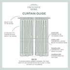 Exclusive Home Cabana Solid Indoor/Outdoor Light Filtering Hook-and-Loop Tab Top Curtain Panel Pair, 54"x120", Vanilla