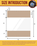 FoundGo 8'H x 7'W Vinyl Curtains - Image 2