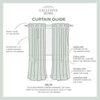 Exclusive Home Canopy Stripe Indoor/Outdoor Grommet Top Curtain Panel, 54"x108", Teal / White, Set of 2