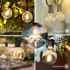 String Lights, 150 FT Warm White LED, Shatterproof and Waterproof