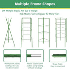 Riare 6 Pack 4 FT Tomato Cages for Garden- 48inches Heavy Duty Garden Stakes, Adjustable Tall Tomato Plant Support Tomato Trellis Cage for Pots, Raised Garden Bed, Climbing Vegetables Plants Flowers