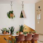 4Pack 6inch Wall Hook for Hanging Plant Bracket Metal Plant Hook