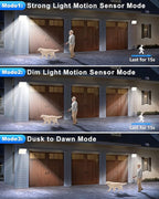 Outdoor Solar Lights, Split Solar Motion Sensor Outdoor Lights with Remote Control, IP65 Waterproof Solar Lights, 172LED 3Modes Solar Flood Lights for Yard,Patio,Garden,Garage, 4 Pack
