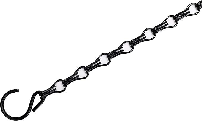 Heybe Hanging Baskets Chains 23 Inches 4 Leads Hanging Chains Flower Pot Hanger Replacement Plant Hangers for Planters and Lanterns, Pack of 3 (4 Legs)