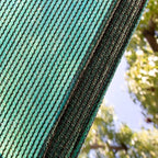 Amgo Custom Size 10' x 15' x 18' Green Right Triangle Sun Shade Sail UPF50+ AGTAPRT12, Order to Make Canopy Awning, 95% UV Blockage, Water & Air Permeable, Commercial Standard (We Customize)