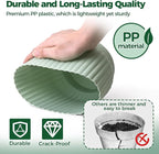 T4U 7 Inch Self Watering Pots for Indoor Plants, 4 Pack Plant Pots, Self Watering Planter for Indoor Plants, Durable Plastic Pots (4 Pack, 7", Green)