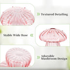 Pots: Pink Borosilicate Glass Mushroom Propagation Planter, 0.78-Inch Opening