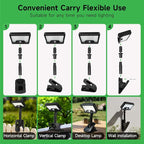 3CCT Clip On Solar Fence Lights Outdoor, Motion Sensor Fixture - Image 8