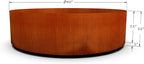 Plantercraft Large Round Planters for Outdoor Plants 42 Inch | Extra Large Corten Steel Planter for Patios & Landscapes | Modern Metal Planter