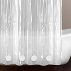 Magnetic Shower Curtain Weights, Rubber Covered Heavy Duty Weights, Prevent Curtain Liner from Blowing Around, Work for Drapery, Tablecloth, Flag, Outdoor Curtain 4 Pairs(Pack of 8)