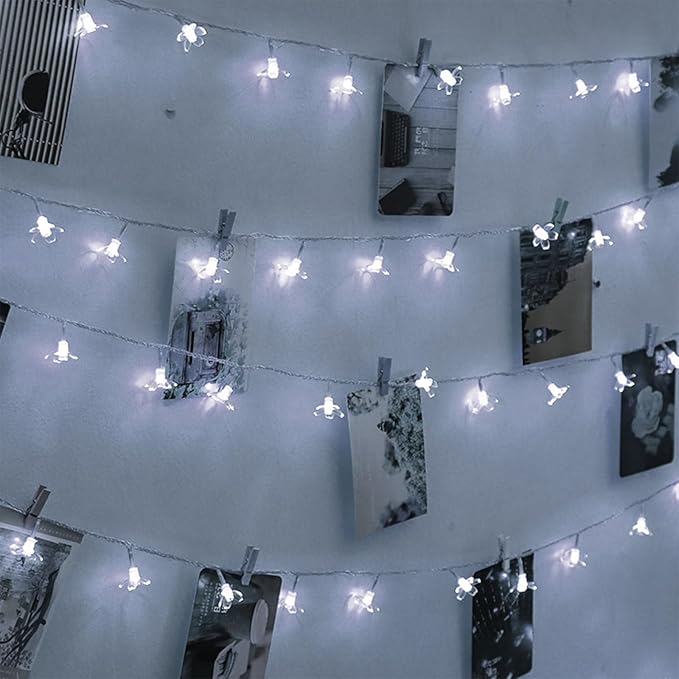 Indoor String Lights 33 ft White Cherry Blossom with 100 LEDs