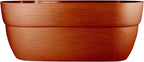 EMSCO Group Bloomers Railing Planter with Drainage Holes – 24" Weatherproof Resin Planter – Terracotta