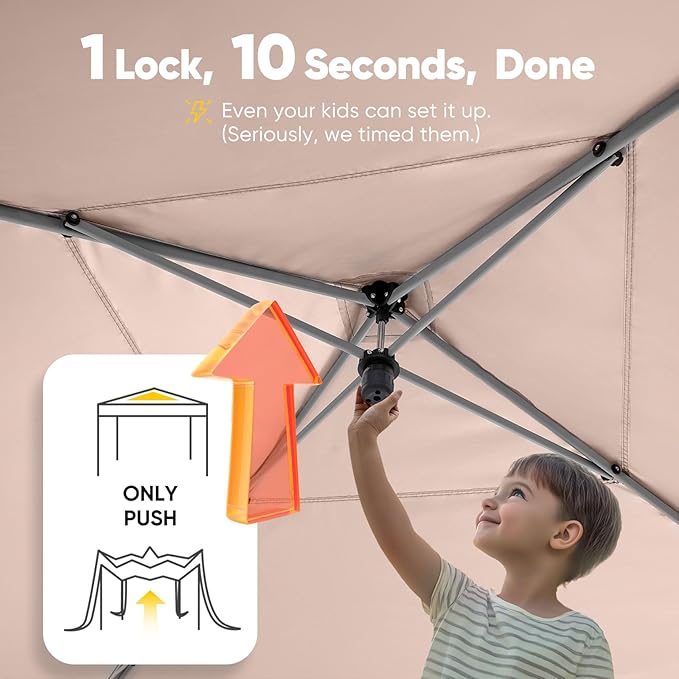 Quictent Privacy 10x10 Pop up Canopy Tent with Sidewalls and Roll-up Ventilated Windows, One Person Easy Setup, Outdoor Commercial Gazebo Shelter Enclosed Waterproof, Bonus 4 Sandbags
