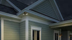 Lithonia Lighting HomeGuard 2-Light LED Outdoor Flood Lights, Wall or Ceiling Mount Outdoor Lights, 4000K Cool White, Round Heads, Dark Bronze (HGX LED 2RH 40K 120 DDB M2)
