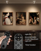 Rechargeable Indoor Spotlight, 5500mAh, Dimmable with 3000K-6500K Color Temps